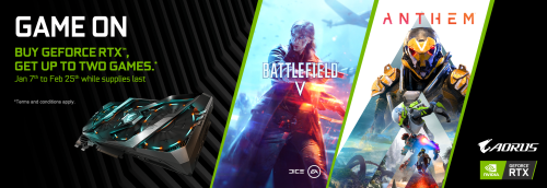 Buy a Qualifying GIGABYTE RTX 2080Ti, 2080 ,2070 and 2060 Graphics Card and get up to two Games!