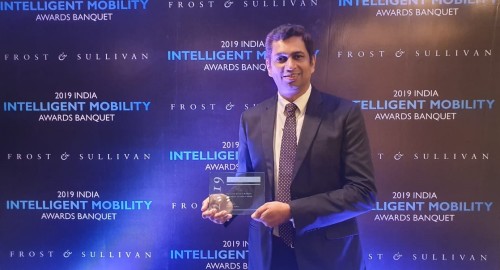 Mr. Maxson Lewis with Frost & Sullivan 2019 Award