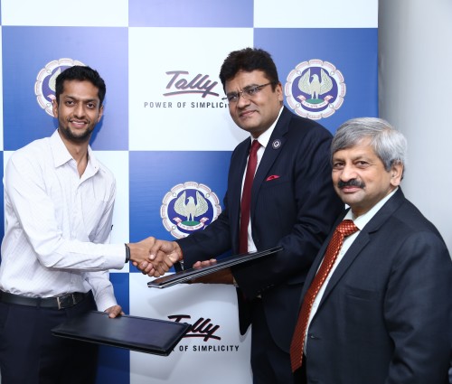 Tally - ICAI, MOU signing